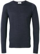 John Smedley Crew-neck Jumper - Grey