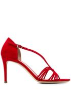 Giuseppe Zanotti Strappy Design Sandals - Red