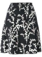 Giambattista Valli Printed Skirt, Women's, Size: 44, Black, Viscose/cotton/polyamide/silk