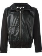 Mcq Alexander Mcqueen Panelled Leather Jacket