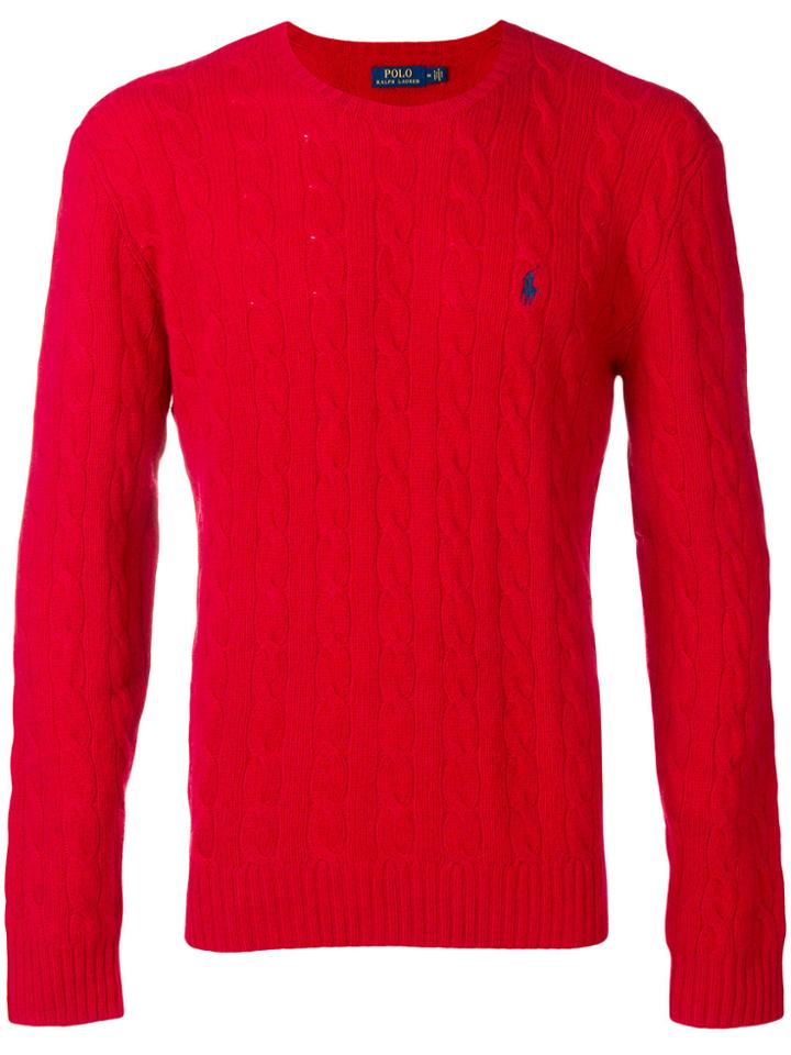 Polo Ralph Lauren Cable-knit Jumper - Red