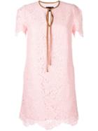 Marco Bologna Lace Dress, Women's, Size: 38, Pink/purple, Cotton/polyamide/rayon