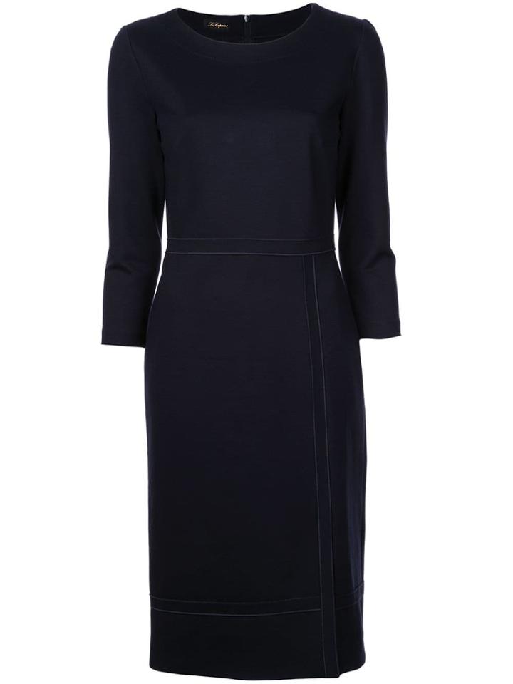 Les Copains Fitted Mid-length Dress - Blue