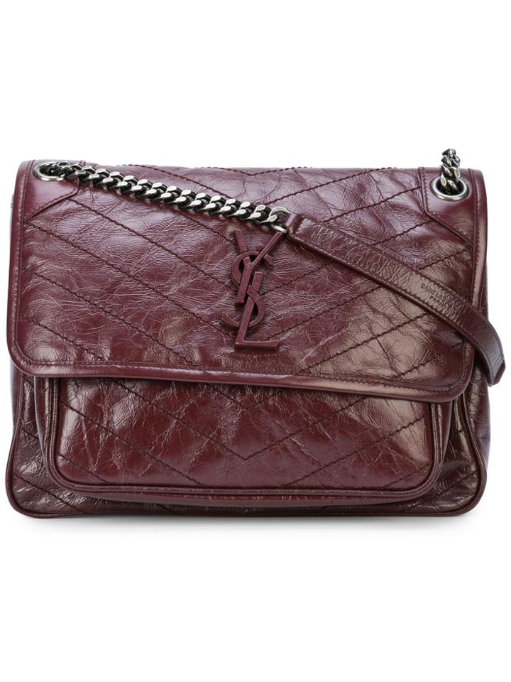 Saint Laurent Large Niki Bag - Red