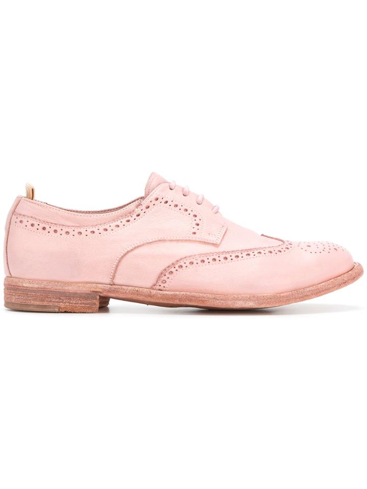 Officine Creative Lexicon Lace-up Shoes - Pink & Purple