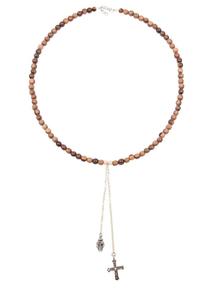 Catherine Michiels Charm Necklace - Brown