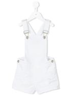 Monnalisa - Denim Dungarees - Kids - Cotton/spandex/elastane - 4 Yrs, White