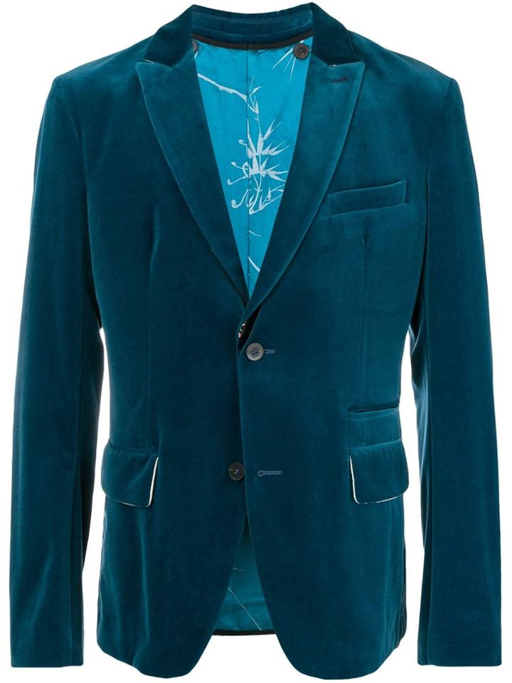 Haider Ackermann Buttoned Blazer - Blue