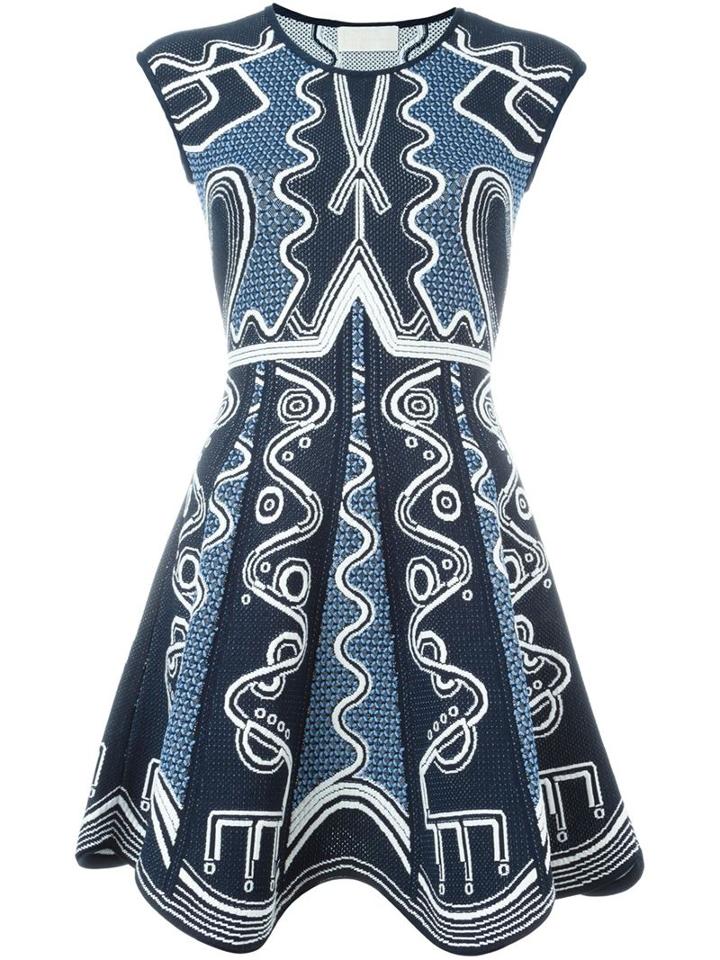 Peter Pilotto Lito Knit Dress, Women's, Size: S, Blue, Polyamide/polyester/viscose/spandex/elastane