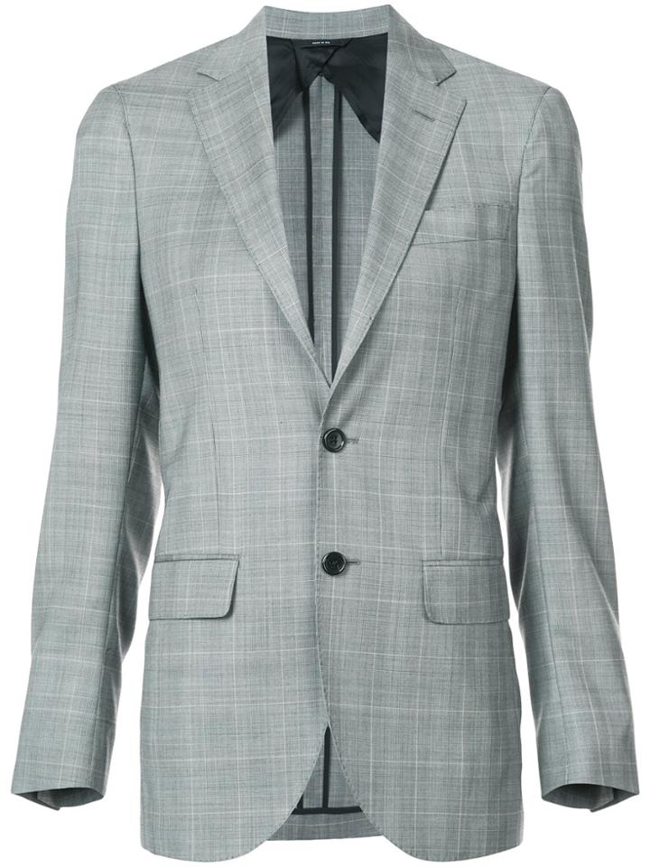 R13 Classic Single-breasted Blazer - Grey
