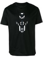 Les Hommes Embroidered Ganado Pattern T-shirt - Black