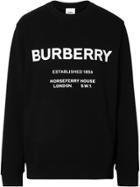 Burberry Horseferry Print Cotton Sweatshirt - Black