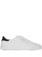 Axel Arigato White And Green Clean 90 Leather Sneakers