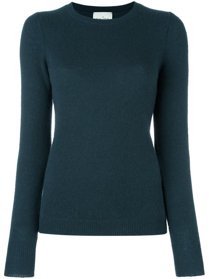 Le Kasha Cashmere 'oman' Jumper, Women's, Size: Large, Green, Cashmere