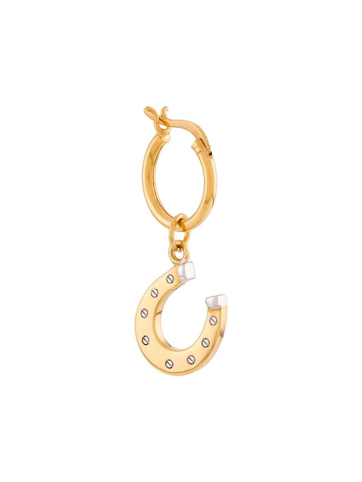 True Rocks Horseshoe Earring - Gold