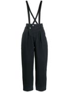 Levi's High Waisted Dungarees - Blue