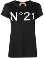 No21 Logo Printed T-shirt - Black