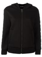 Neil Barrett Zipped Hoodie, Women's, Size: Small, Black, Polyurethane/viscose