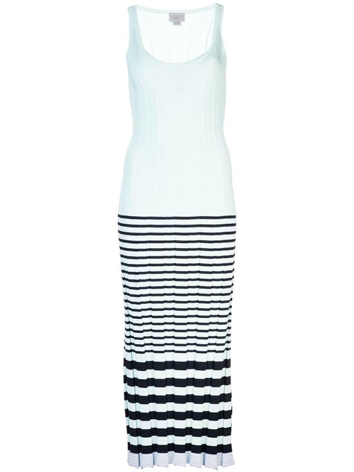 Jason Wu Striped Sweater Maxi Dress - Blue