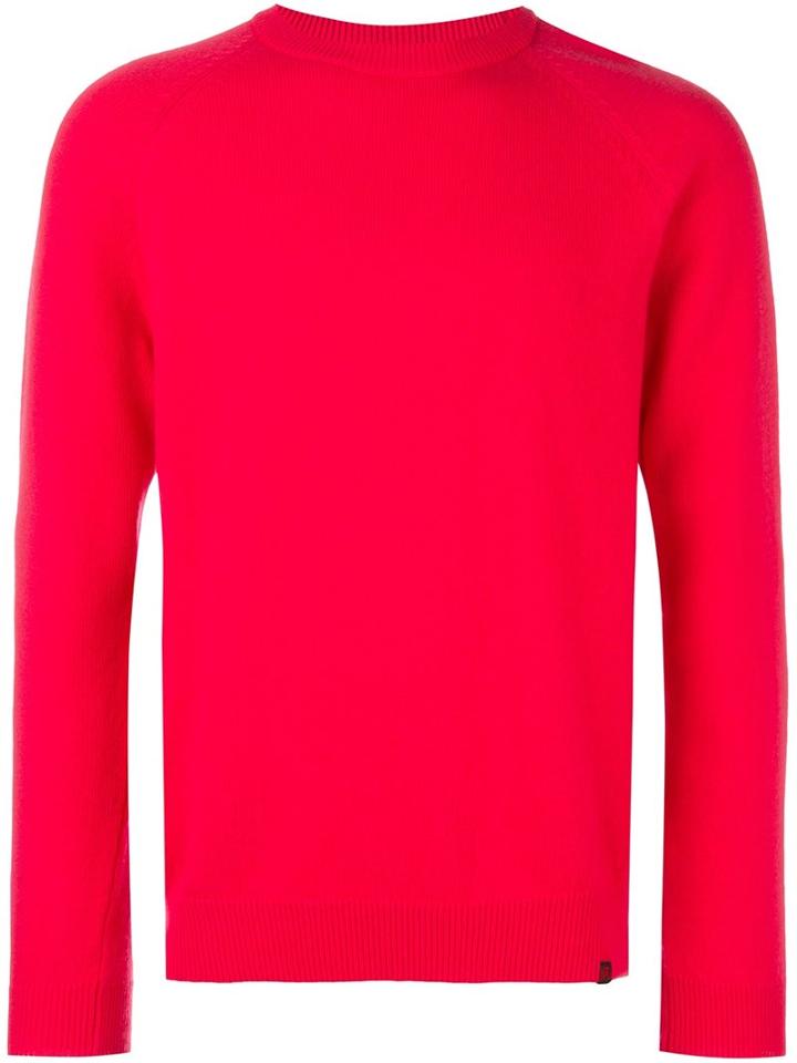 Ps By Paul Smith Crew Neck Jumper, Men's, Size: Large, Pink/purple, Merino