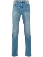 Ps Paul Smith High Rise Straight Stonewashed Jeans - Blue