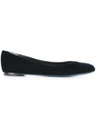 Jil Sander Velvet Ballerinas