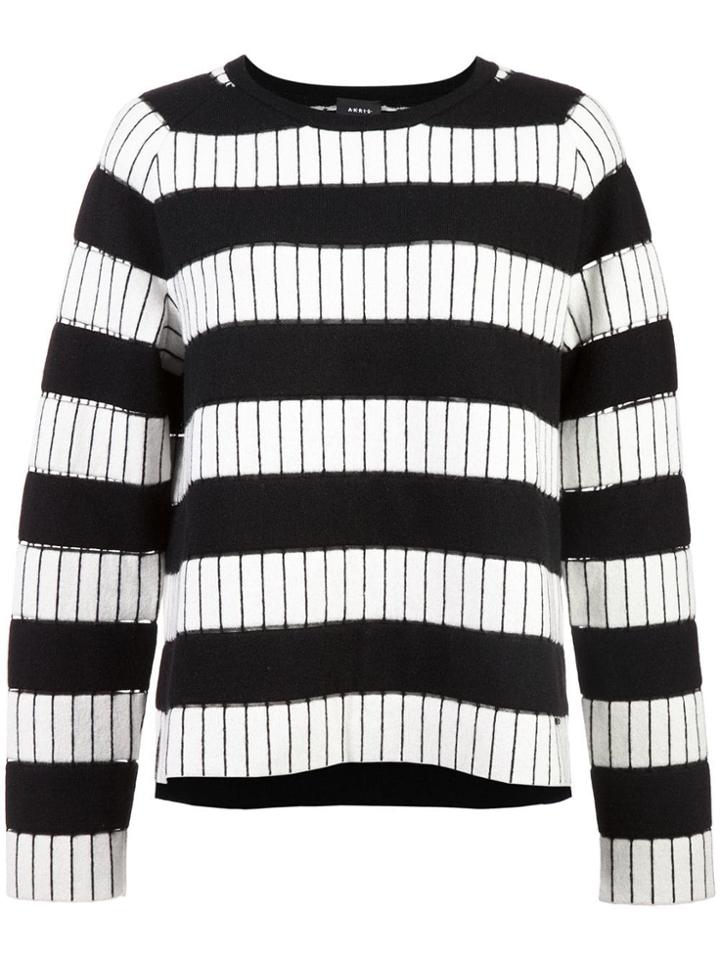 Akris Striped Jumper - Black