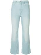 Tibi Cropped Jeans - Blue