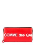 Comme Des Garçons Play Zip Around Logo Wallet - Red