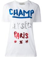 Être Cécile 'champs Elysees' Print T-shirt
