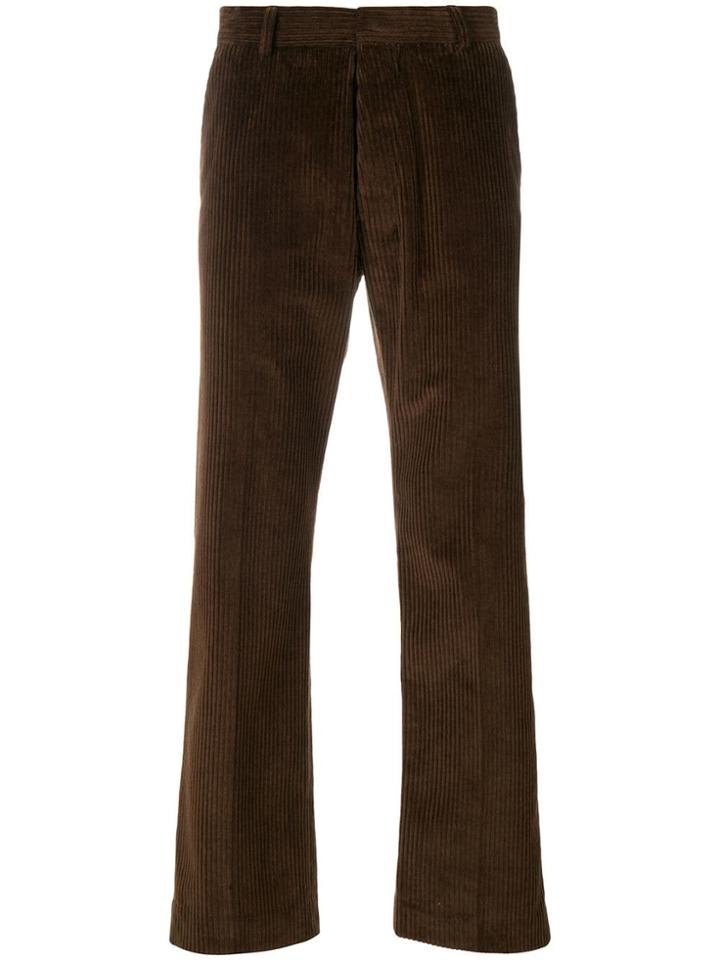 Ami Alexandre Mattiussi Straight Fit Trousers - Brown