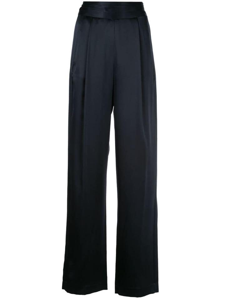 Michelle Mason Gathered Waistband Trousers - Black