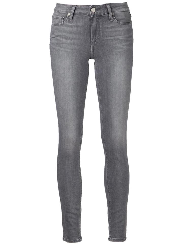 Paige Verdugo Skinny Jeans, Women's, Size: 28, Grey, Rayon/cotton/polyester/spandex/elastane