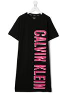 Calvin Klein Kids Logo T-shirt Dress - Black