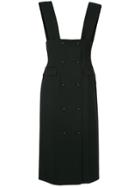 Le Ciel Bleu Suiting Pinafore Dress - Black