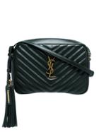 Saint Laurent Green Lou Quilted Leather Camera Bag