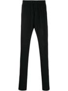 Emporio Armani Straight Leg Track Trousers - Black