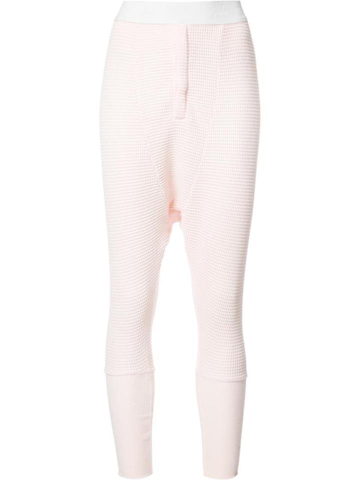 The Squad Waffle Effect Pants, Women's, Size: Medium, Pink/purple, Linen/flax/rayon