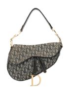 Christian Dior Pre-owned Trotter Pattern Saddle Shoulder Bag -