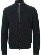 Moncler Striped Trim Sweatshirt, Men's, Size: Xxl, Blue, Cotton