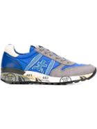Premiata Lander Sneakers, Men's, Size: 42, Blue, Rubber/nylon/leather