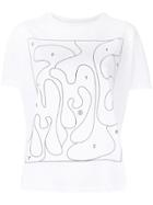 Mm6 Maison Margiela Colouring Print T-shirt - White