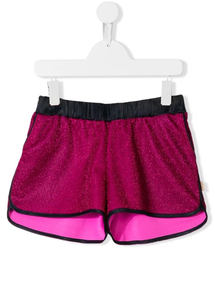 Little Marc Jacobs Teen Glitter Shorts - Pink