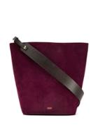 Closed Lilja Medium Bucket Bag - Purple