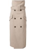Camilla And Marc Dawn Trench Skirt - Grey