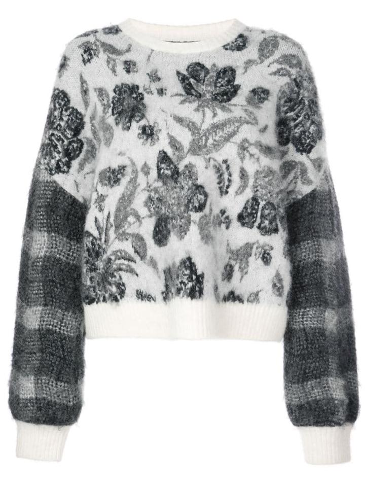 Cinq A Sept Floral Jumper - Black