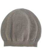 Rick Owens Ribbed Hat - Grey