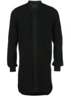 Rick Owens 'faun' Shirt, Men's, Size: 54, Black, Cotton/spandex/elastane/cupro/virgin Wool