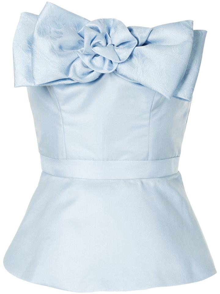 Bambah Sylvia Peplum Top - Blue