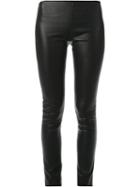 Lapis Italia Skinny Leggings, Women's, Size: 38, Black, Leather